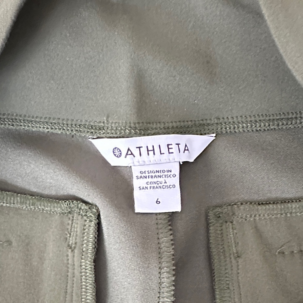 Athleta Sage Green Outerwear
